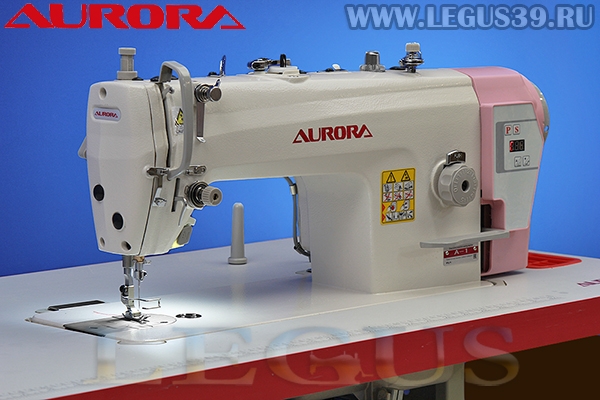 Швейная машина AURORA A-1 *16288* Прямострочная для легких и средних материалов с прямым приводом, функцией плавный старт (Встроенный сервопривод)