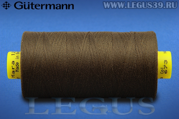 Нитки Gutermann (Гутерман) Mara 120 1000м #673 коричневый темный# *16346* (33г)