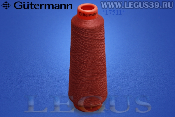Нитки Gutermann (Гутерман) Piuma №160 5000м #46 красный темный# *17511* текстурированная, трикотажная нить (120г)