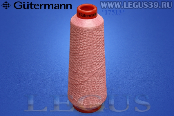 Нитки Gutermann (Гутерман) Piuma №160 5000м #758 розовый# *17513* текстурированная, трикотажная нить (120г)