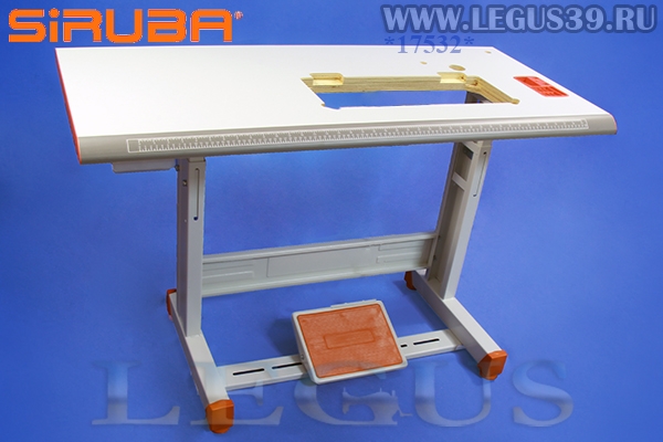 Стол для промышленной швейной машины SIRUBA DL720/7200/7300 series фирменный без выреза под ремень *17535* арт. 281392 (28кг)