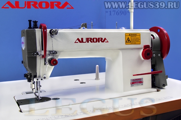 Швейная машина AURORA A-0302-E 8мм. *17690* с шагающей лапкой и увеличенным челноком для шитья тяжелых материалов, двойное продвижение арт. 287011