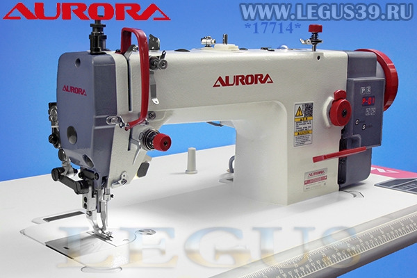 Швейная машина AURORA A-0302-D-E 8мм *17714* с шагающей лапкой и увеличенным челноком для шитья тяжелых материалов, двойное продвижение art. 287020