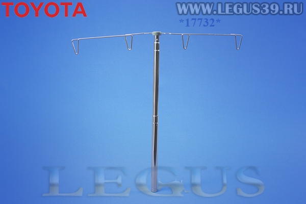 Стержень бобиностойки с нитенаправителем для Toyota SL 3335 оверлок *17732* 1250022-190 (telescopic thread stand)