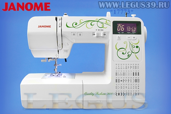 Швейная машина Janome QF 7600 *17773* 50 программ для шитья, квилтинга и пэчворка