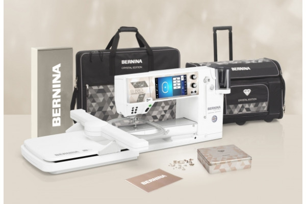 Швейно-вышивальная машина Bernina 880 PLUS Crystal Edition *18654* (2021года) + вышивальный модуль