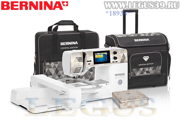 Швейно-вышивальная машина Bernina 590 PLUS Crystal Edition *18936* (2021года) + вышивальный модуль