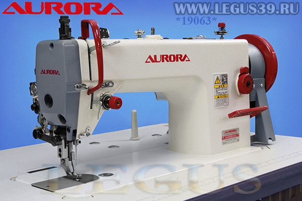 Швейная машина AURORA A-0302-E-CX-L 12мм *19063* с шагающей лапкой и увеличенным челноком для шитья тяжелых материалов толстой нитью, двойное продвижение арт. 287013