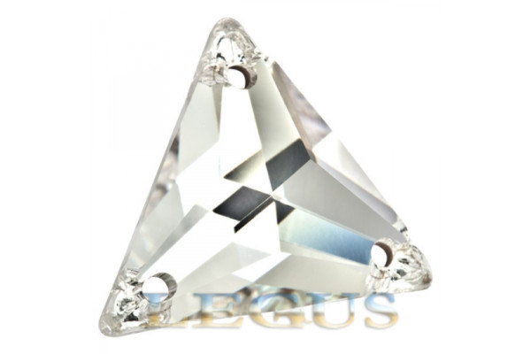 Стразы пришивные треугольник с 3 отв. 18мм (1шт) Asfour Crystal арт.603 *09506*