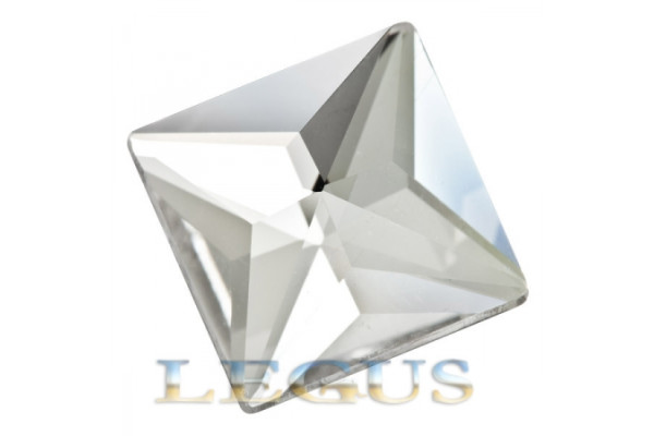 Стразы не клеевые квадрат 14мм (1шт) Asfour Crystal арт.624 *08641*