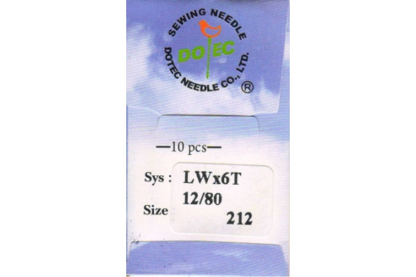 LWx6T   № 80  DOTEC  Иглы швейные      *10834*