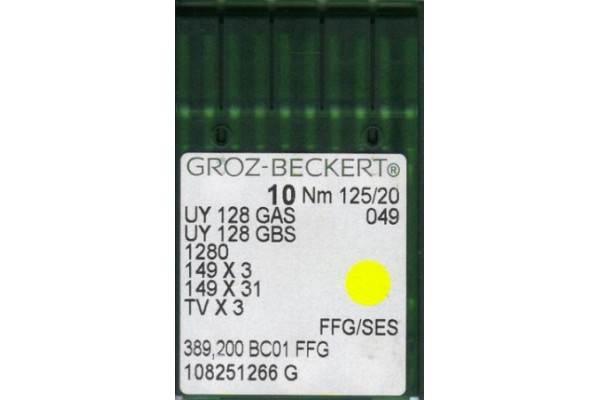UY128GAS SES №125 GB Иглы швейные (FFG) *14699*