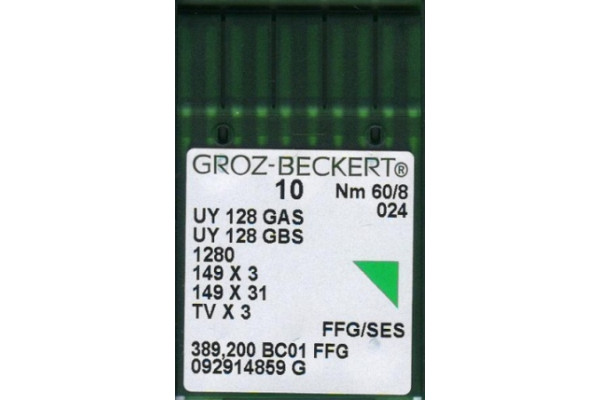 UY128GAS SES № 60 GB Иглы швейные (FFG) *14691*