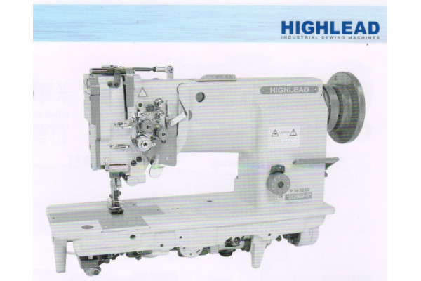 Швейная машина HIGHLEAD GC20638-D *07654* двухигольная с отключением игл тройное продвижение для тяжелых материалов и кожи, нитка 20ка max
