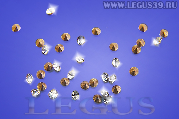 АЛМАЗ pp 7 (1,35-1,35 mm) ss3 ( 144шт) Asfour Crystal арт.711 *10029*