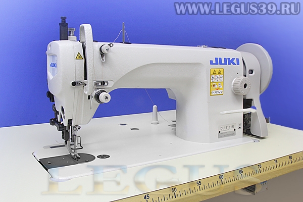 Швейная машина JUKI DU-1181 *06797* Одноигольная машина челночного стежка с верхним и нижним продвижением ткани и с увеличенным челноком и шагающей лапкой
