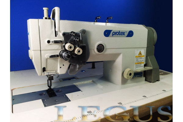 Швейная машина Protex TY-B875-5 *00741* Двухигольная с отключение игл для средних и тяжелых материалов, шаг 7 мм, без автоматической обрезки нити