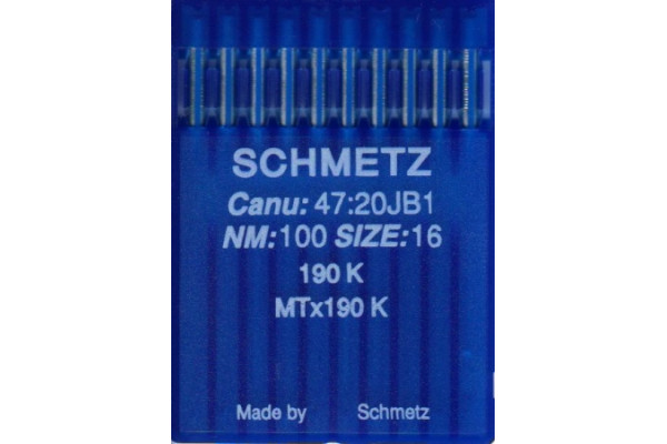 190K   №100  Schmetz  canu:47:20 JB1 Иглы швейные *04014*