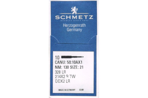 328LR   №130  Schmetz canu:50:10 AX1 Иглы швейные *04152* (Снято с производства, заказ невозможен)