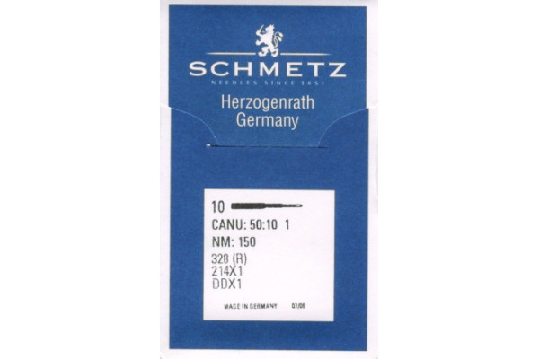 328R   №150  Schmetz canu:50:10 1 Иглы швейные *04018* (Снято с производства, заказ невозможен)