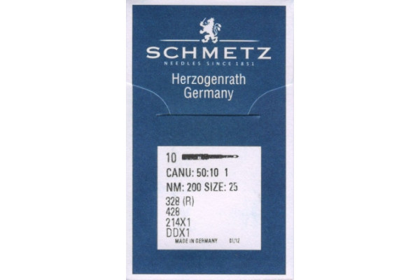 328R   №200  Schmetz canu:50:10 1 Иглы швейные *01105* (0755-02)
