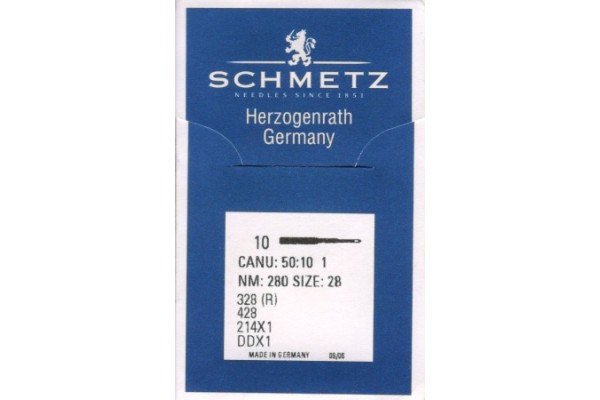 328R   №280  Schmetz canu:50:10 1 Иглы швейные *05458* (Снято с производства, заказ невозможен)