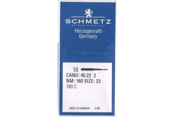 780 C   № 160  Schmetz canu:45:22 2 Иглы швейные *09663*