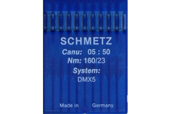 DMx5   №160  Schmetz canu:05:50  Иглы швейные *08212*