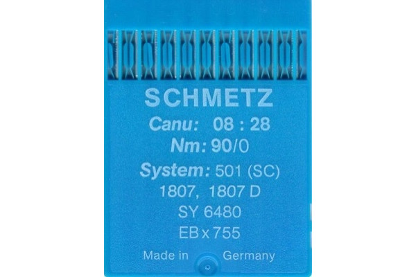 EBx755   № 90  Schmetz canu:08:28 Иглы швейные *02882*