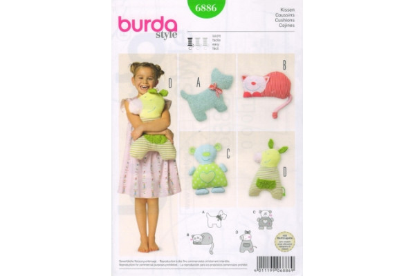 Выкройка Burda  6886  Аксессуары *13580* (90г)