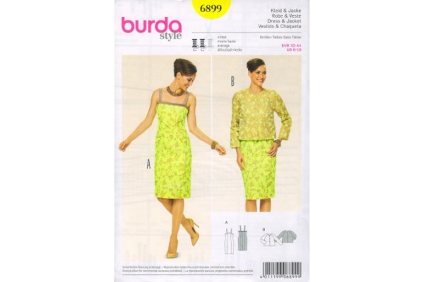 Выкройка Burda  6899   Женская (комплекты)       *12712*