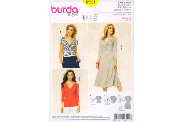 Выкройка Burda  6911   Женская (комплекты)       *12724*