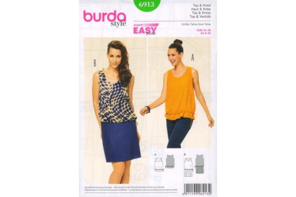 Выкройка Burda  6913   Женская (комплекты)       *12726*
