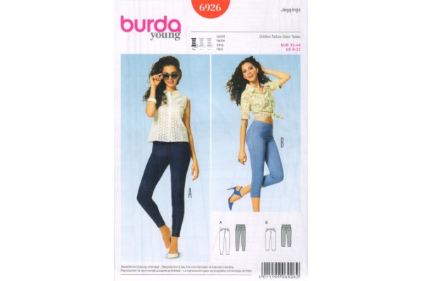 Выкройка Burda  6926   Молодежная       *12737*