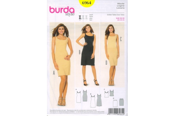 Выкройка Burda  6964   Женская (комплекты)       *12766*