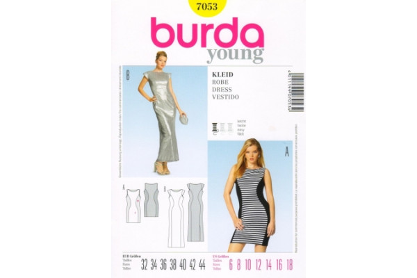 Выкройка Burda  7053  Женская (платья)       *12841*