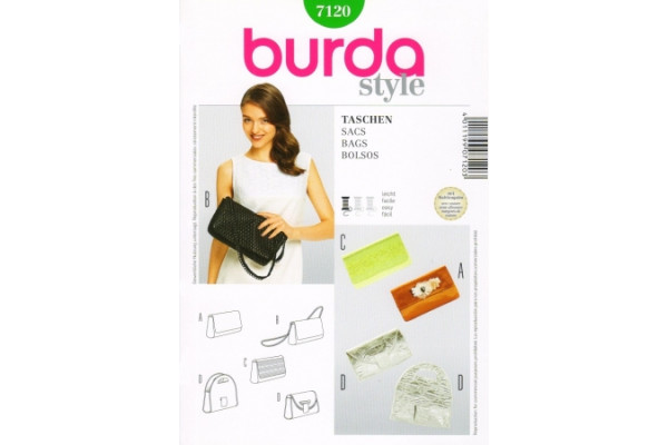 Выкройка Burda  7120  Аксессуары       *12893*