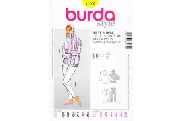 Выкройка Burda  7172  Женская (винтаж)       *12934*