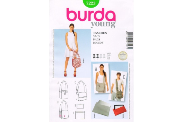 Выкройка Burda (Бурда) — Сумка-рюкзак : BURDA, Модные выкройки для рукодельниц