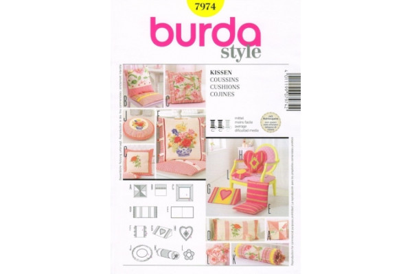 Выкройка Burda  7974  Аксессуары       *13026*