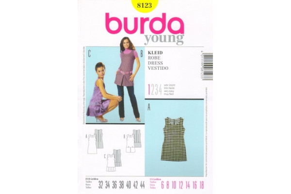 Выкройка Burda  8123  Женская (платья)       *13033*