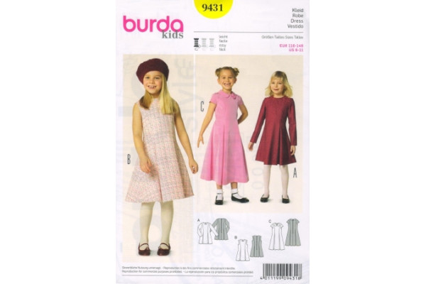 Выкройка Burda  9431  Детская       *13594* (90г)