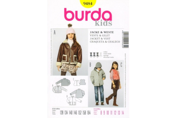 Выкройка Burda  9484  Детская       *13091*