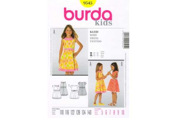 Выкройка Burda  9545  Детская       *13293*