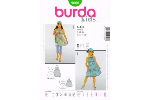 Выкройка Burda  9608  Детская       *13102*