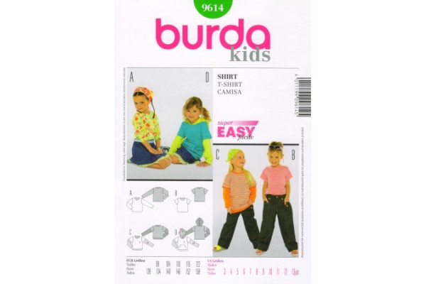 Выкройка Burda  9614  Детская       *13103*