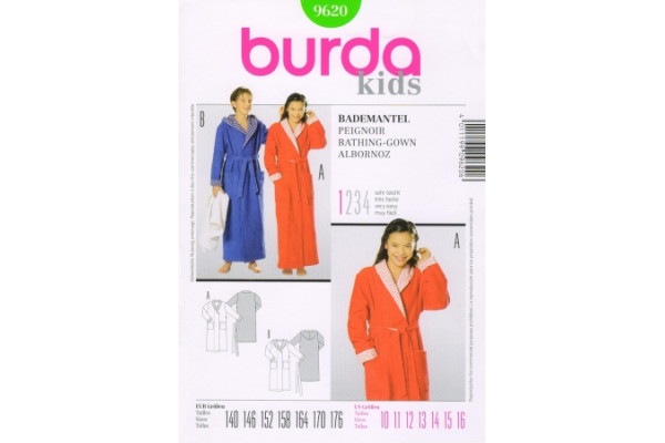 Выкройка Burda  9620  Детская       *13286*