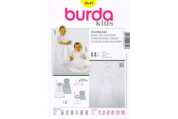 Выкройка Burda  9649  Детская       *13110*