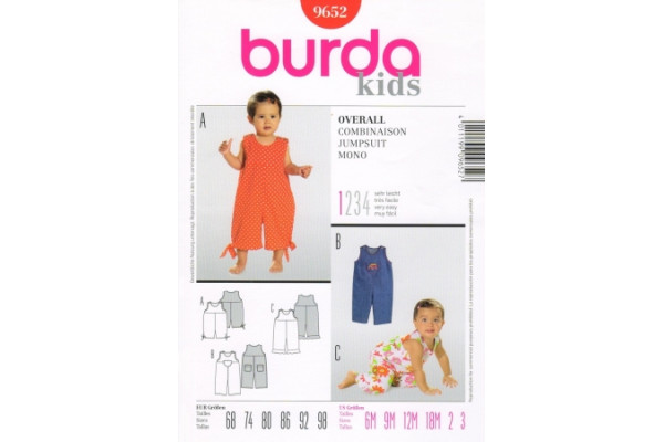 Выкройка Burda  9652  Детская       *13111*