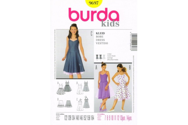 Выкройка Burda  9697  Детская       *13116*